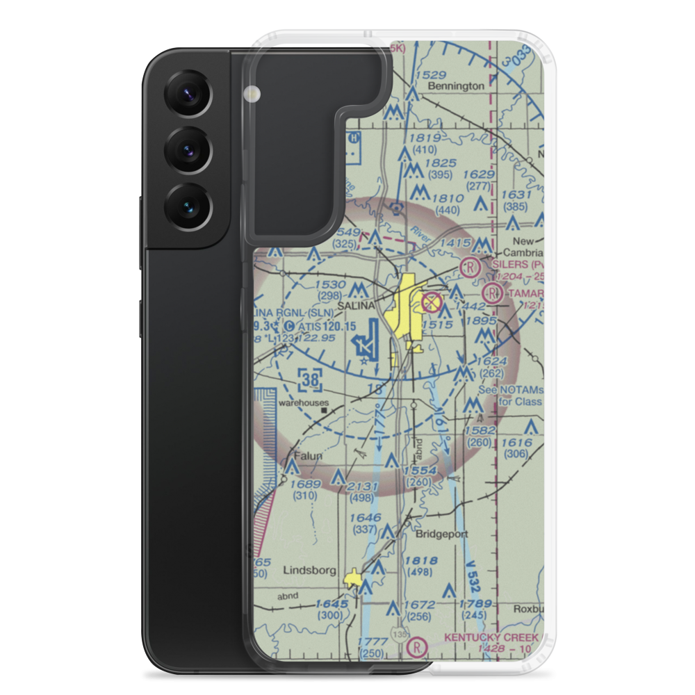 Dmh Airport (9KS9) VFR Sectional Samsung Case Samsung Galaxy S22 Plus model shown