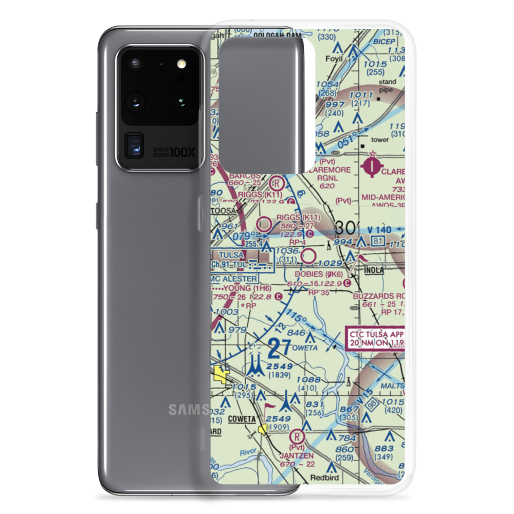 Dobie's Airport (0K6) VFR Sectional Samsung Case Samsung Galaxy S20 Ultra model shown