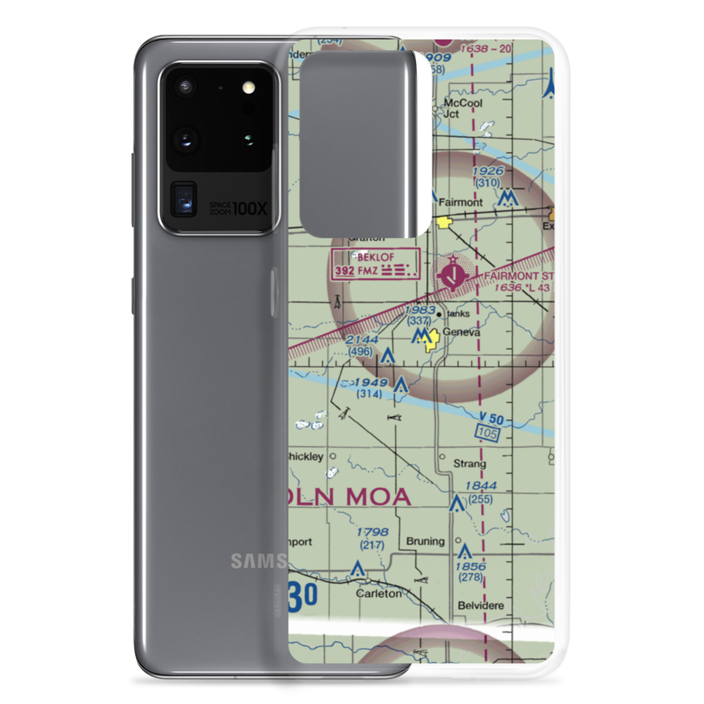 Doc's Airport (18NE) VFR Sectional Samsung Case Samsung Galaxy S20 Ultra model shown