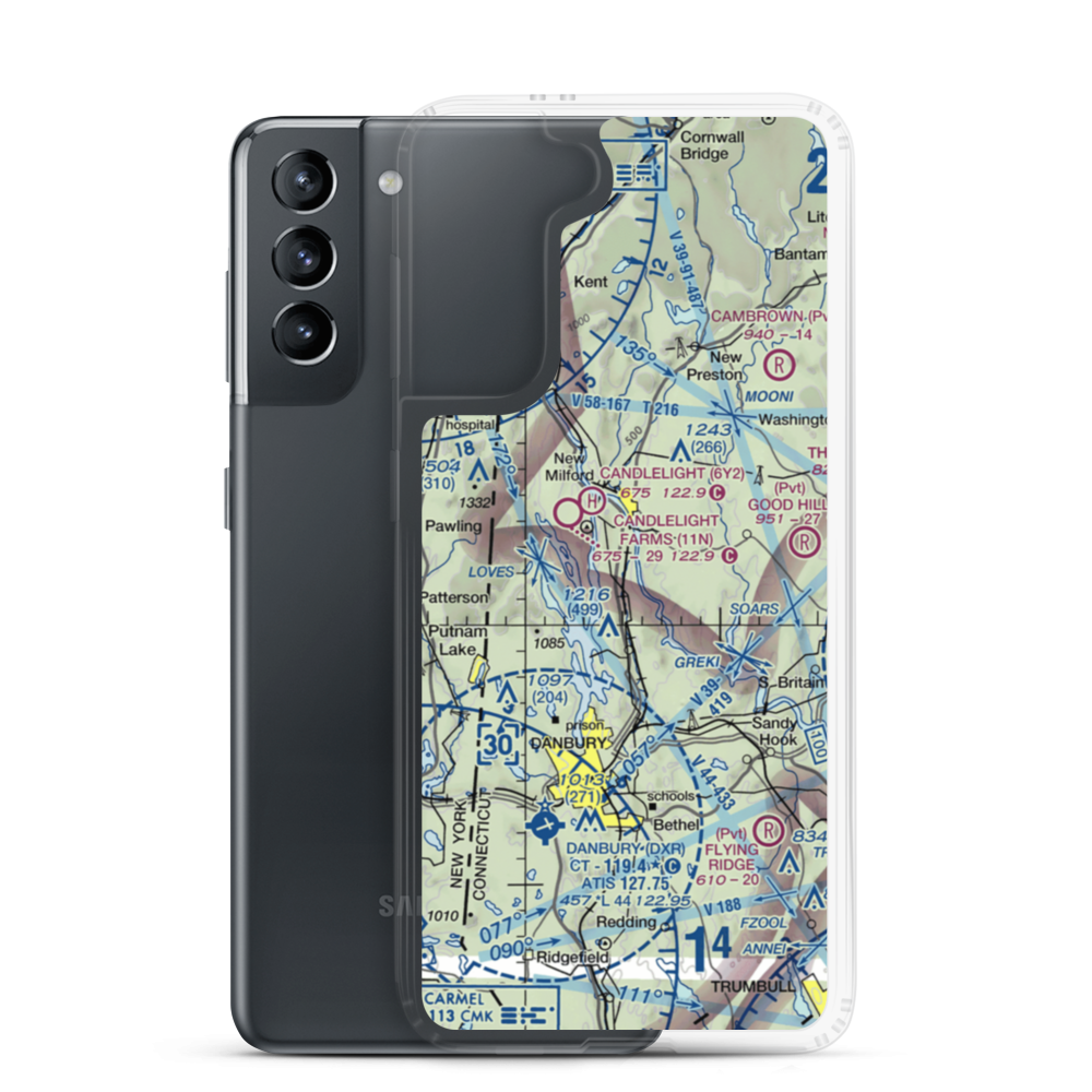 Docktors Field (CT51) VFR Sectional Samsung Case Samsung Galaxy S21 model shown