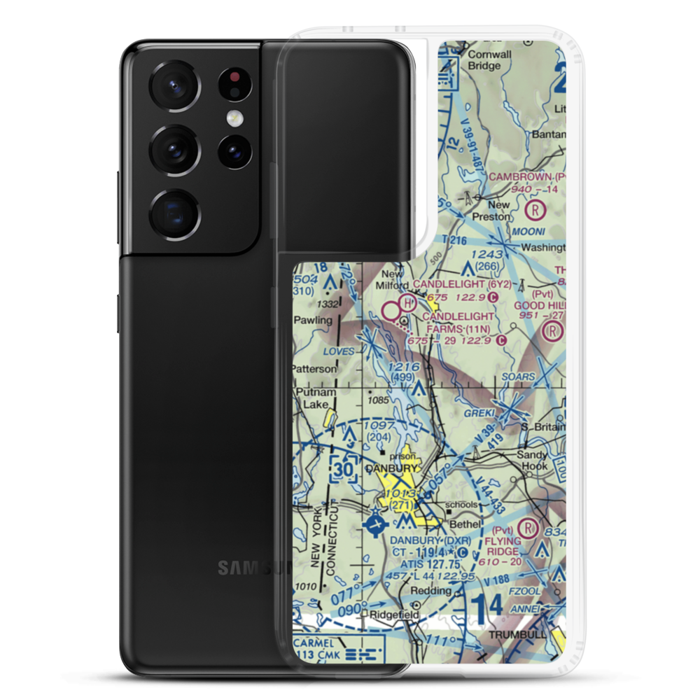 Docktors Field (CT51) VFR Sectional Samsung Case Samsung Galaxy S21 Ultra model shown