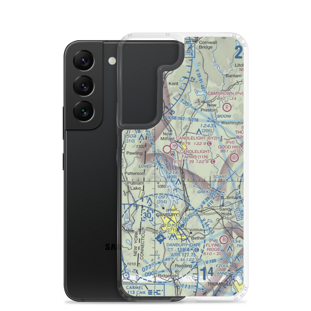Docktors Field (CT51) VFR Sectional Samsung Case Samsung Galaxy S22 model shown
