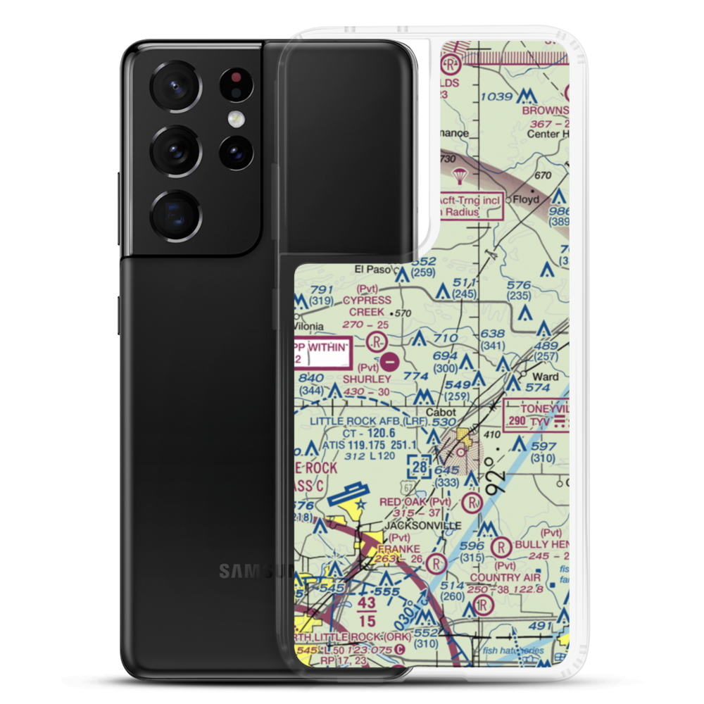 Dogwood Airport (73AR) VFR Sectional Samsung Case Samsung Galaxy S21 Ultra model shown