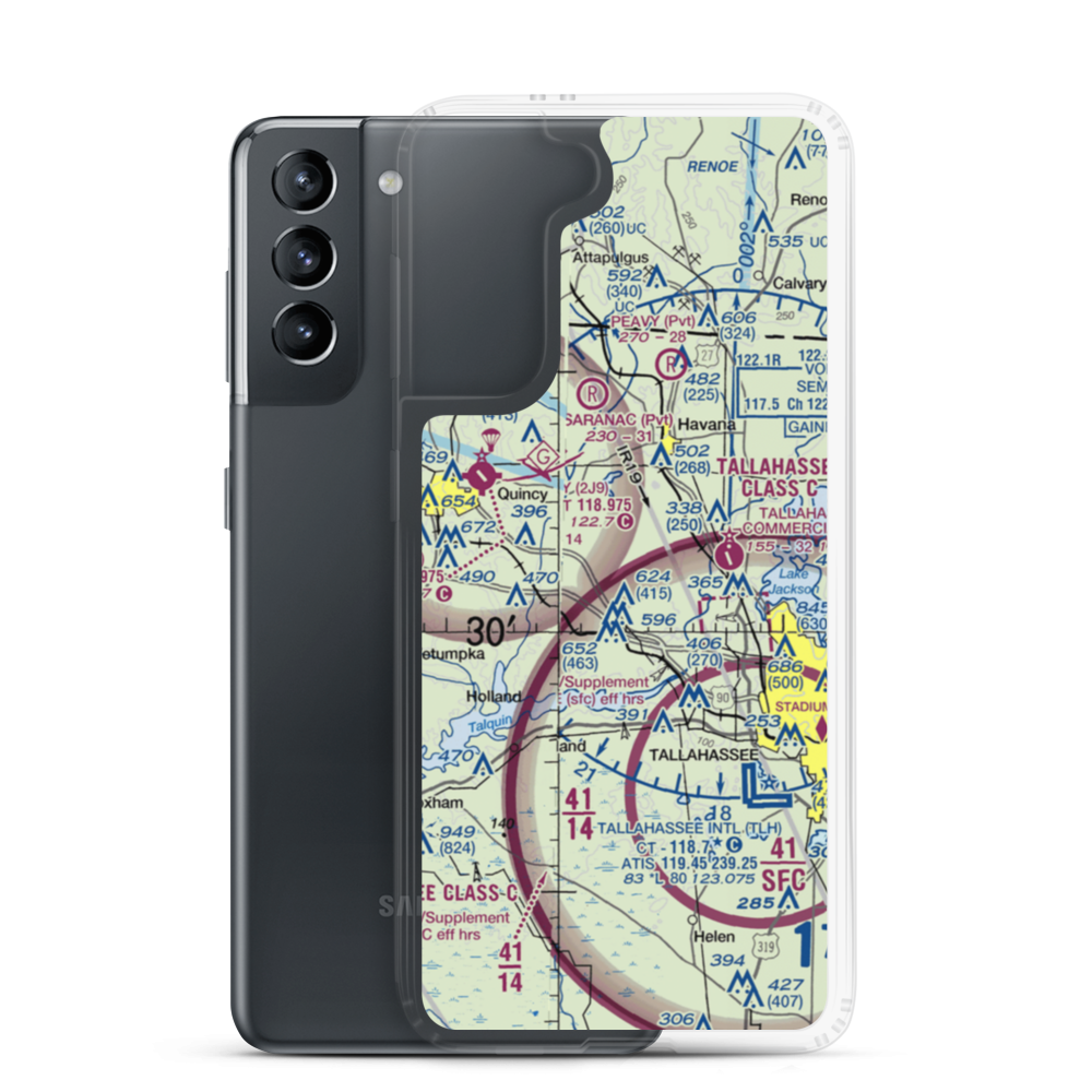 Dogwood Farm Airport (FA26) VFR Sectional Samsung Case Samsung Galaxy S21 model shown