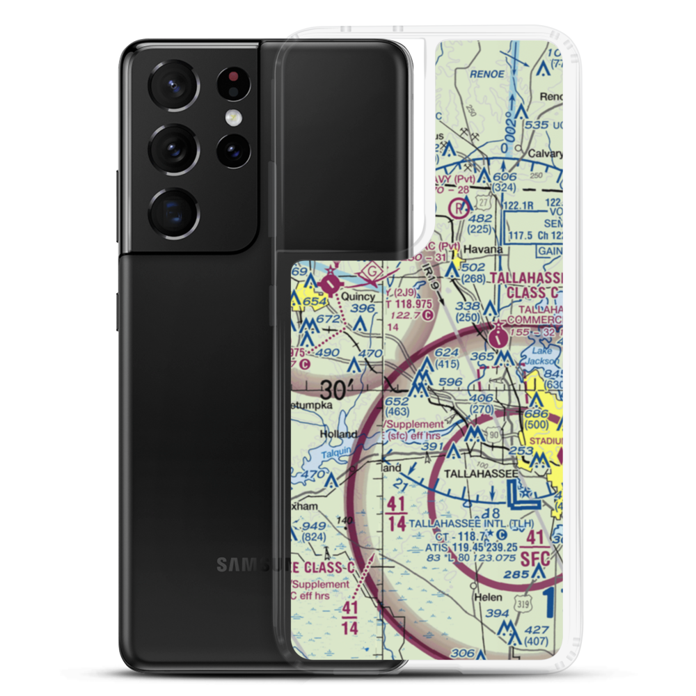 Dogwood Farm Airport (FA26) VFR Sectional Samsung Case Samsung Galaxy S21 Ultra model shown