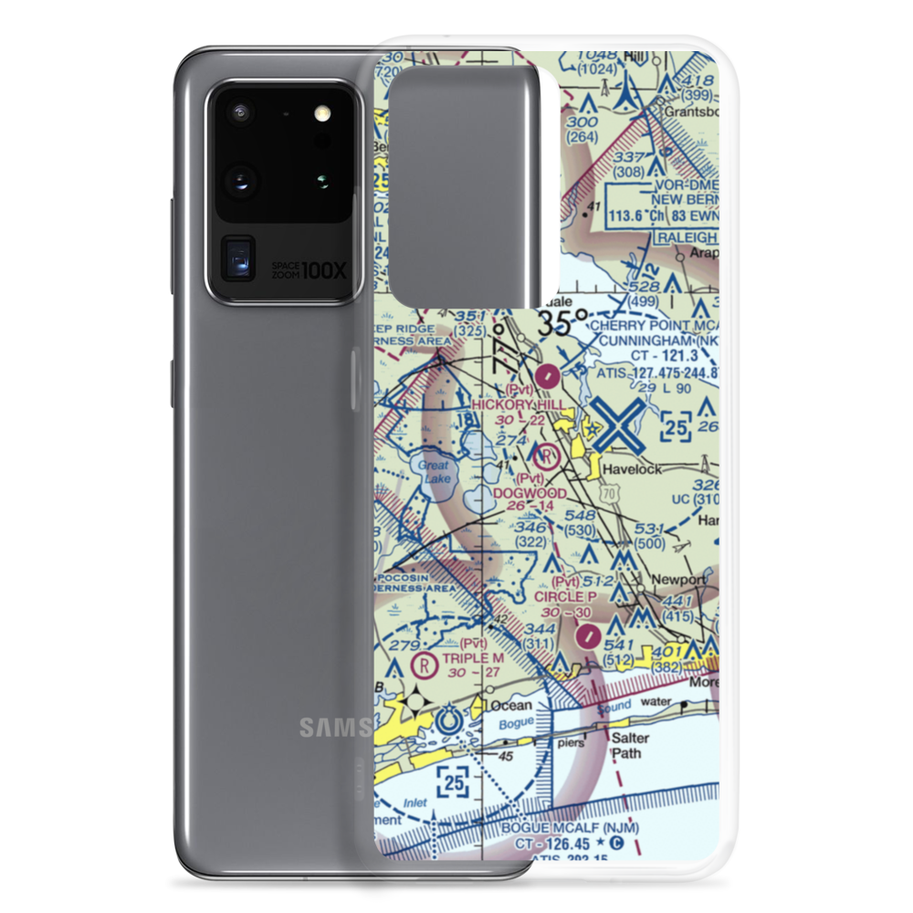 Dogwood Farm Airport (NC87) VFR Sectional Samsung Case Samsung Galaxy S20 Ultra model shown