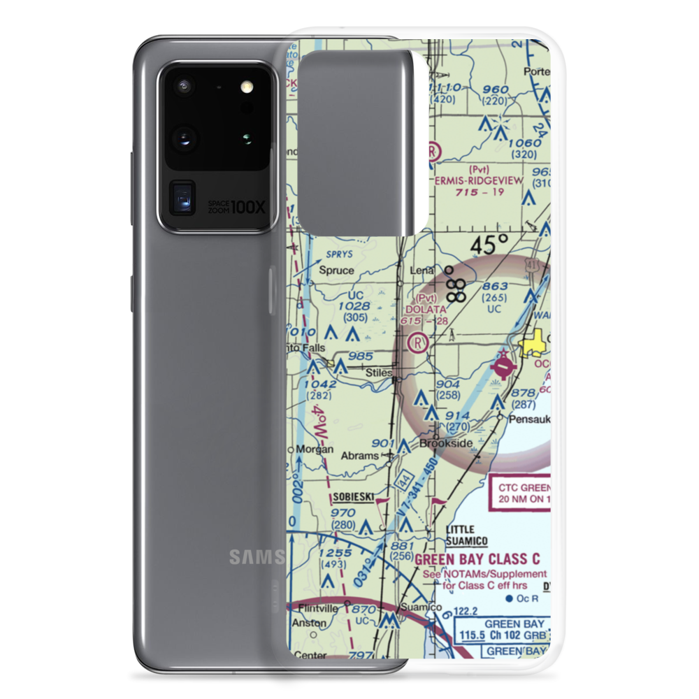 Dolata Airport (6WI5) VFR Sectional Samsung Case Samsung Galaxy S20 Ultra model shown