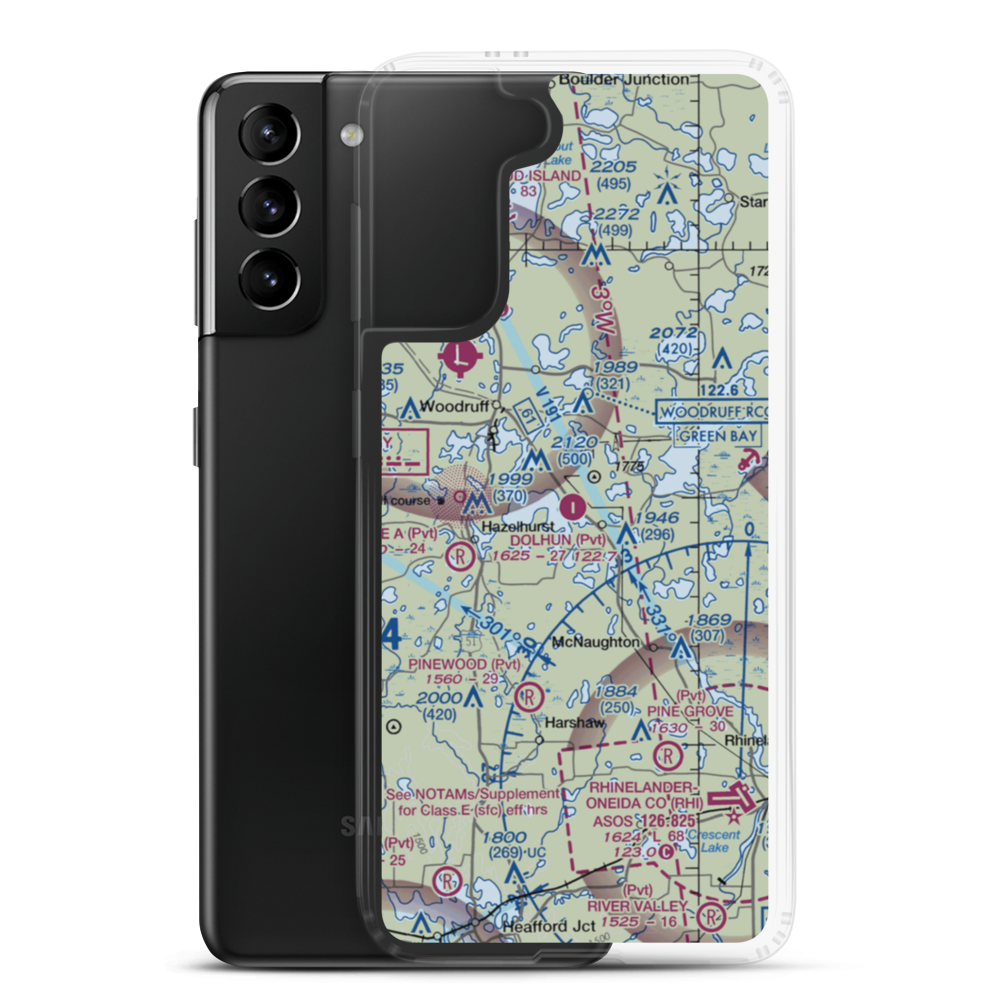 Dolhun Field (WI36) VFR Sectional Samsung Case Samsung Galaxy S21 Plus model shown