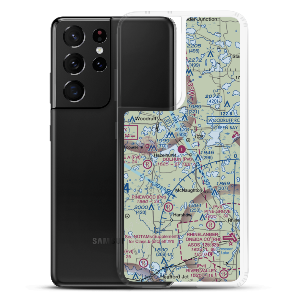 Dolhun Field (WI36) VFR Sectional Samsung Case Samsung Galaxy S21 Ultra model shown