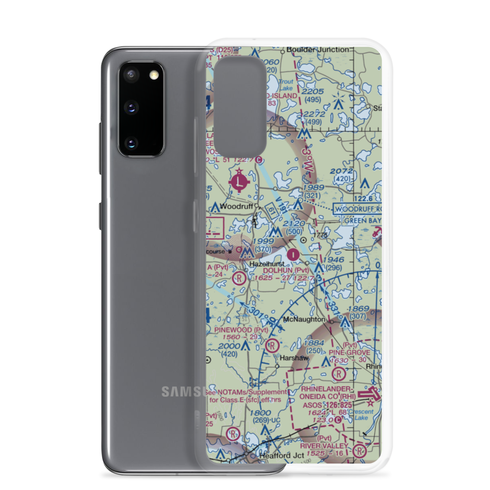 Dolhun Field (WI36) VFR Sectional Samsung Case Samsung Galaxy S20 model shown
