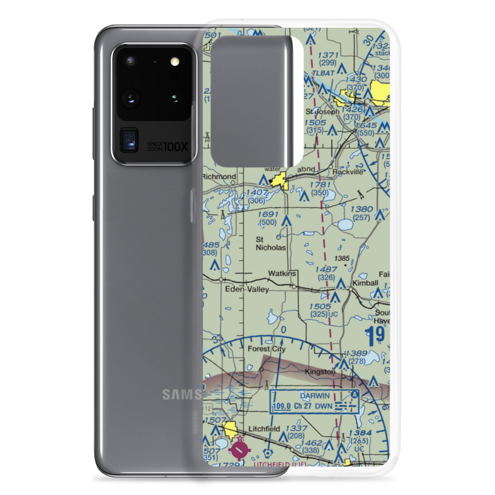 Don's Landing Field (32MN) VFR Sectional Samsung Case Samsung Galaxy S20 Ultra model shown