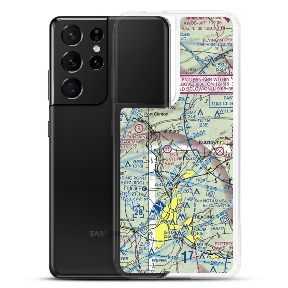 Don's Place Airpark (68PA) VFR Sectional Samsung Case Samsung Galaxy S21 Ultra model shown