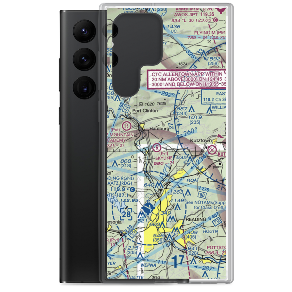 Don's Place Airpark (68PA) VFR Sectional Samsung Case Samsung Galaxy S22 Ultra model shown