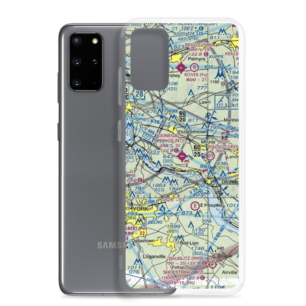 Donegal Springs Airpark (N71) VFR Sectional Samsung Case Samsung Galaxy S20 Plus model shown