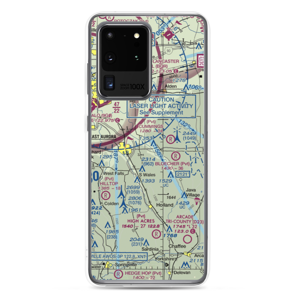 Donnelly's Airport (NK12) VFR Sectional Samsung Case Samsung Galaxy S20 Ultra model shown