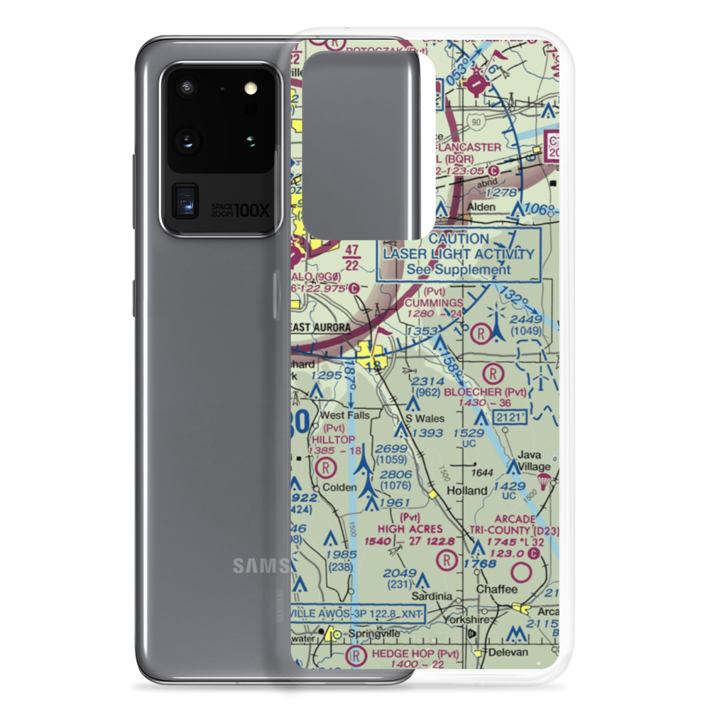 Donnelly's Airport (NK12) VFR Sectional Samsung Case Samsung Galaxy S20 Ultra model shown