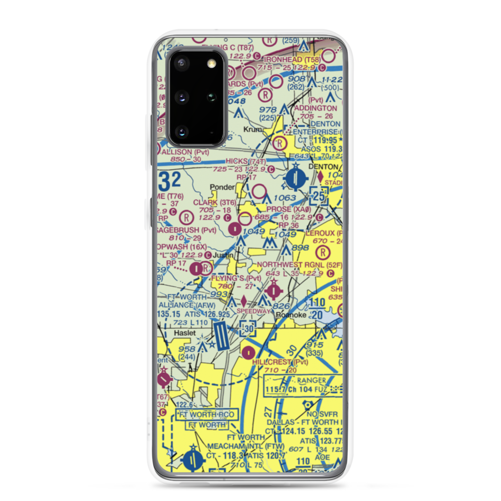 Dooley Airport (0TS1) VFR Sectional Samsung Case Samsung Galaxy S20 Plus model shown