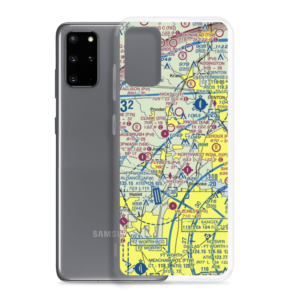 Dooley Airport (0TS1) VFR Sectional Samsung Case Samsung Galaxy S20 Plus model shown