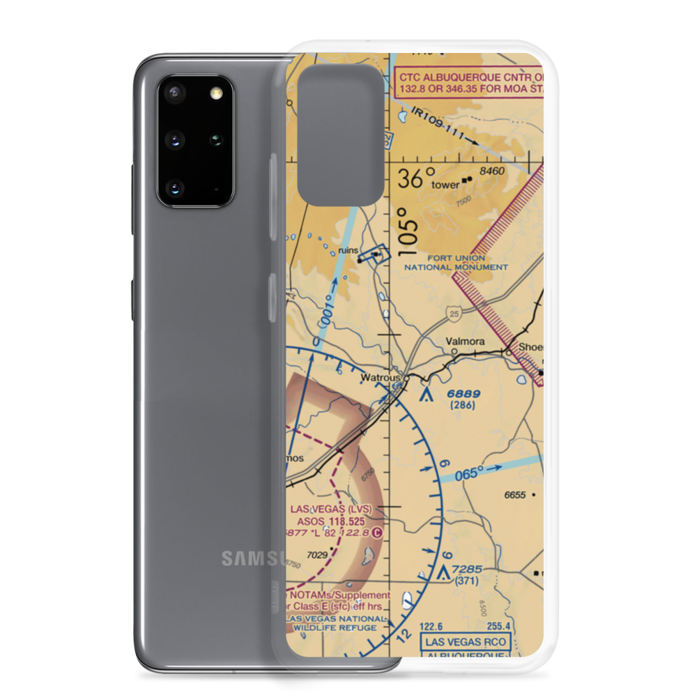 Doolittle Ranch Airport (NM75) VFR Sectional Samsung Case Samsung Galaxy S20 Plus model shown