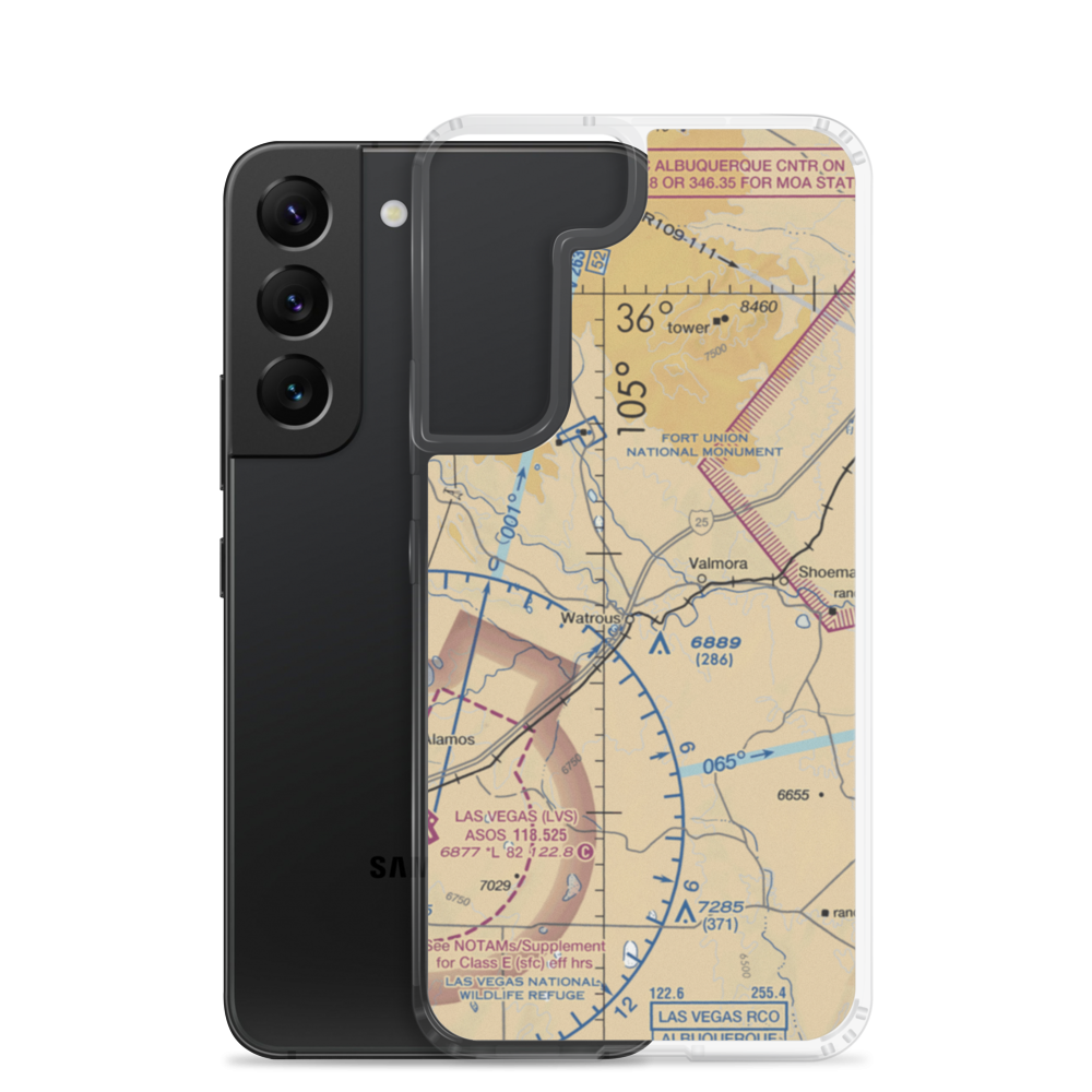 Doolittle Ranch Airport (NM75) VFR Sectional Samsung Case Samsung Galaxy S22 model shown