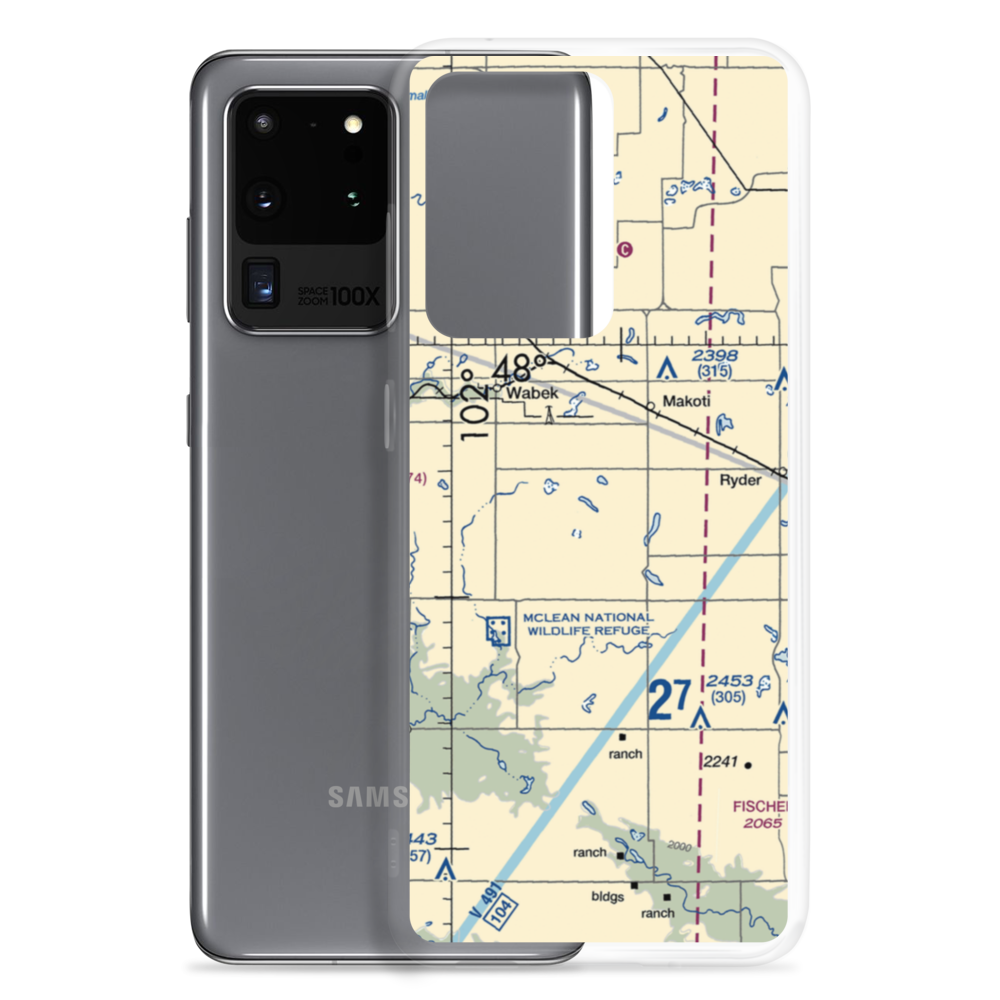 Dorbrinski Airport (NA39) VFR Sectional Samsung Case Samsung Galaxy S20 Ultra model shown