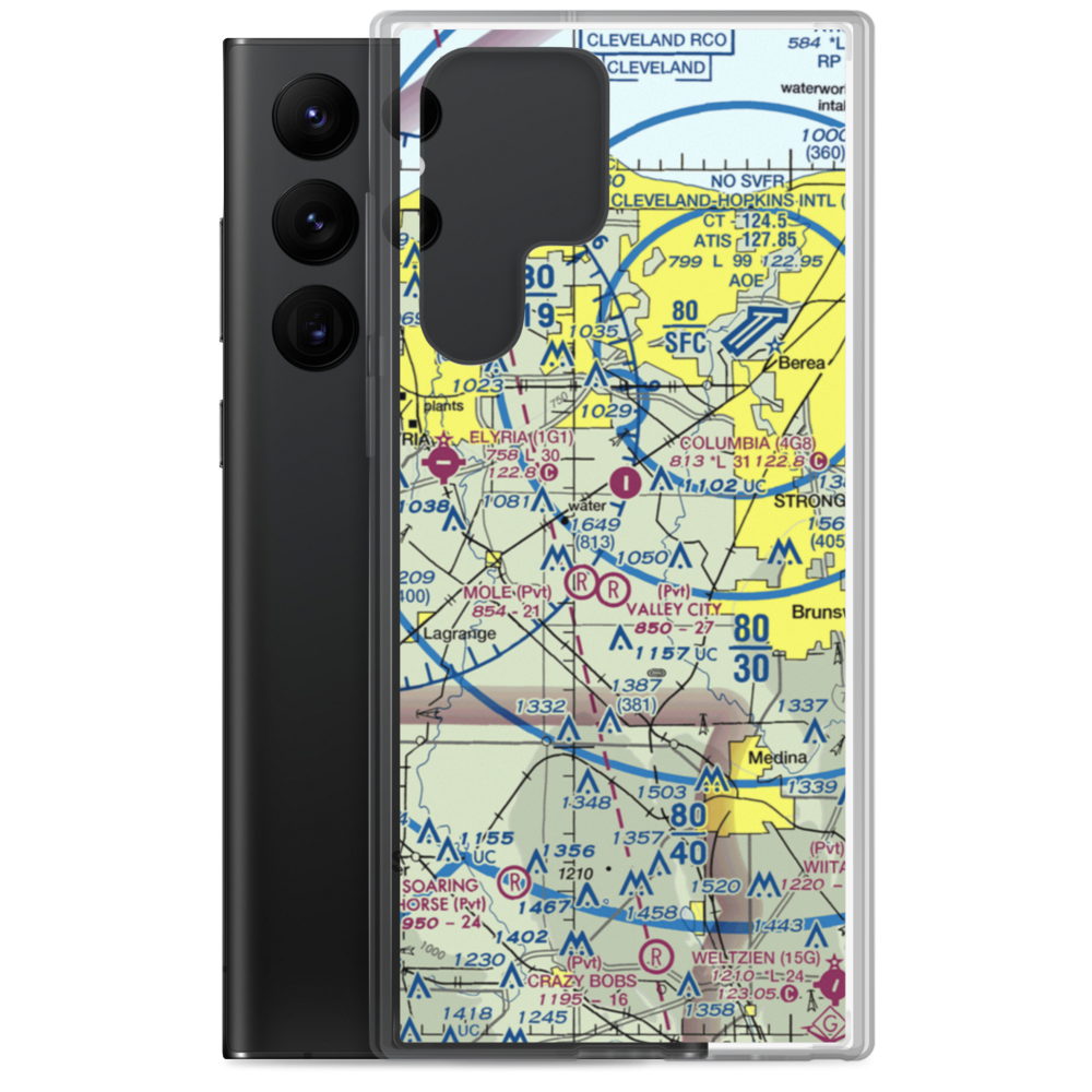 Dorlon Airpark (05OI) VFR Sectional Samsung Case Samsung Galaxy S22 Ultra model shown