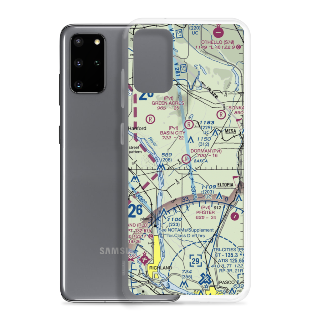 Dorman Field (5WA1) VFR Sectional Samsung Case Samsung Galaxy S20 Plus model shown