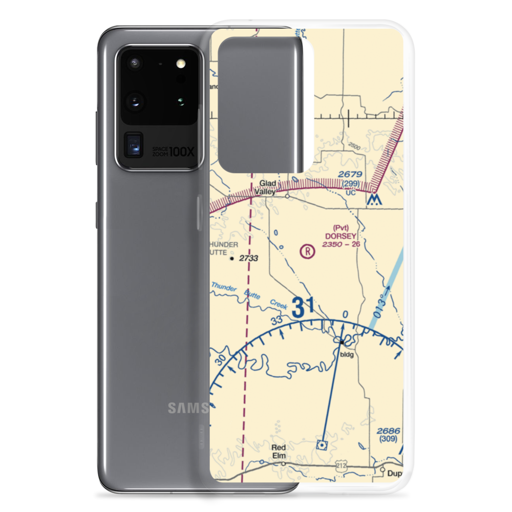 Dorsey Ranch Airport (1SD0) VFR Sectional Samsung Case Samsung Galaxy S20 Ultra model shown