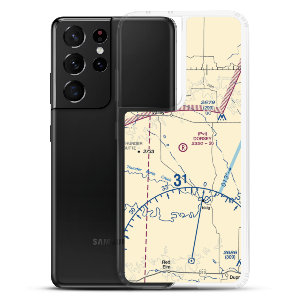 Dorsey Ranch Airport (1SD0) VFR Sectional Samsung Case Samsung Galaxy S21 Ultra model shown