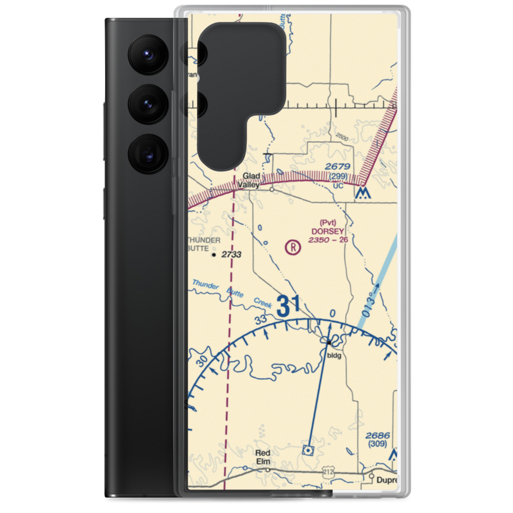 Dorsey Ranch Airport (1SD0) VFR Sectional Samsung Case Samsung Galaxy S22 Ultra model shown