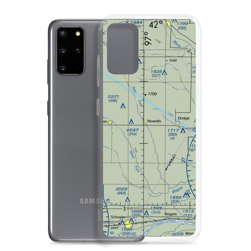 Dostal-Bradley Airport (NE54) VFR Sectional Samsung Case Samsung Galaxy S20 Plus model shown