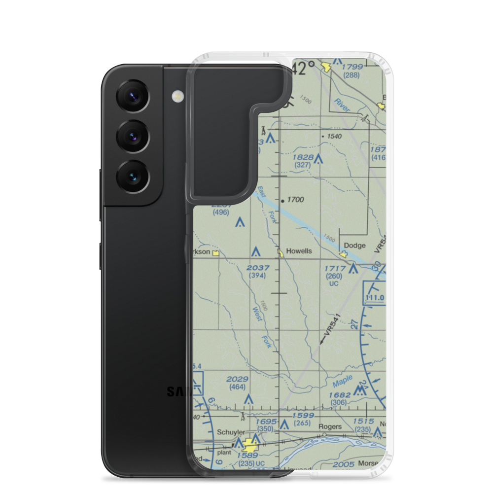 Dostal-Bradley Airport (NE54) VFR Sectional Samsung Case Samsung Galaxy S22 model shown