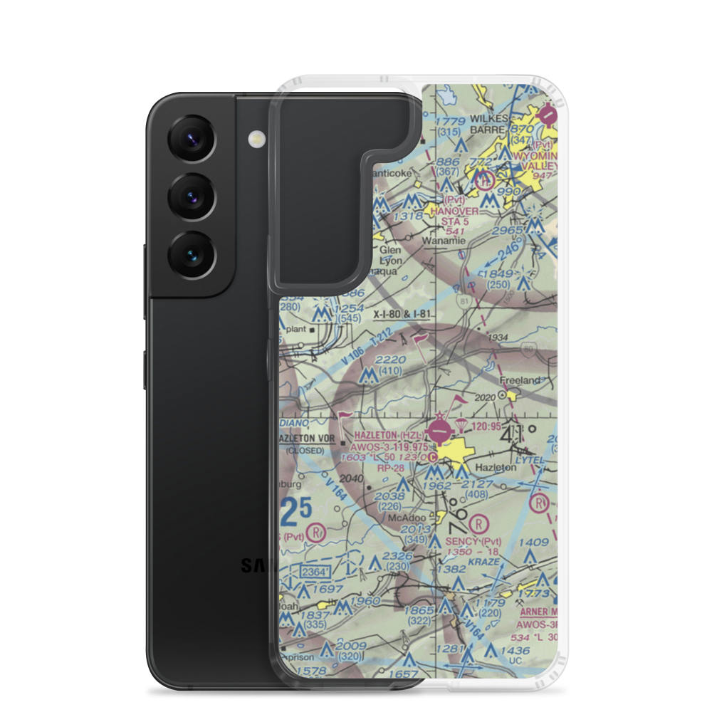 Double D Skyranch Airport (5PA2) VFR Sectional Samsung Case Samsung Galaxy S22 model shown