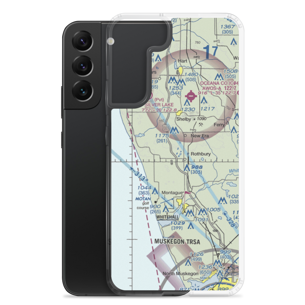 Double Jj Resort Ranch Airport (42N) VFR Sectional Samsung Case Samsung Galaxy S22 Plus model shown