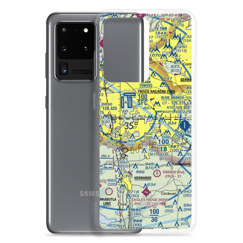 Double O Ranch Airport (MS00) VFR Sectional Samsung Case Samsung Galaxy S20 Ultra model shown