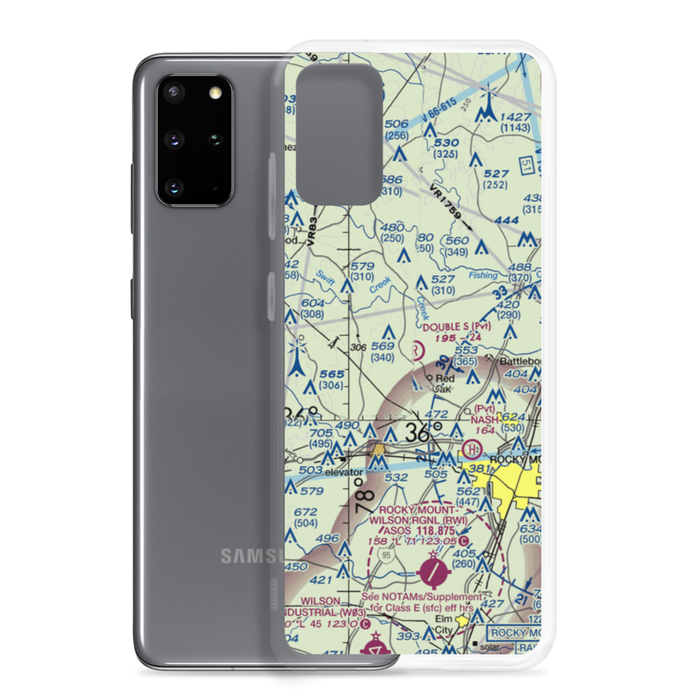 Double S Airport (19NC) VFR Sectional Samsung Case Samsung Galaxy S20 Plus model shown