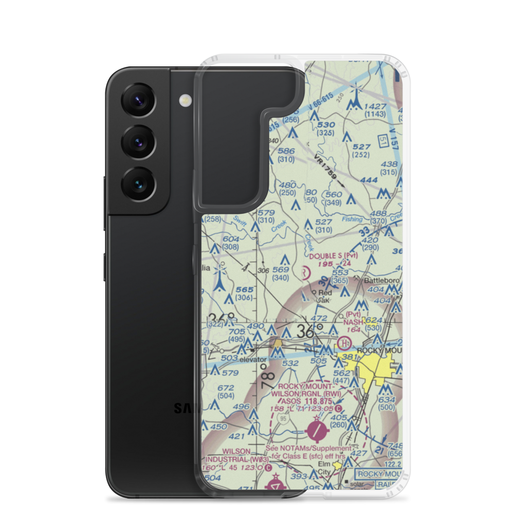 Double S Airport (19NC) VFR Sectional Samsung Case Samsung Galaxy S22 model shown