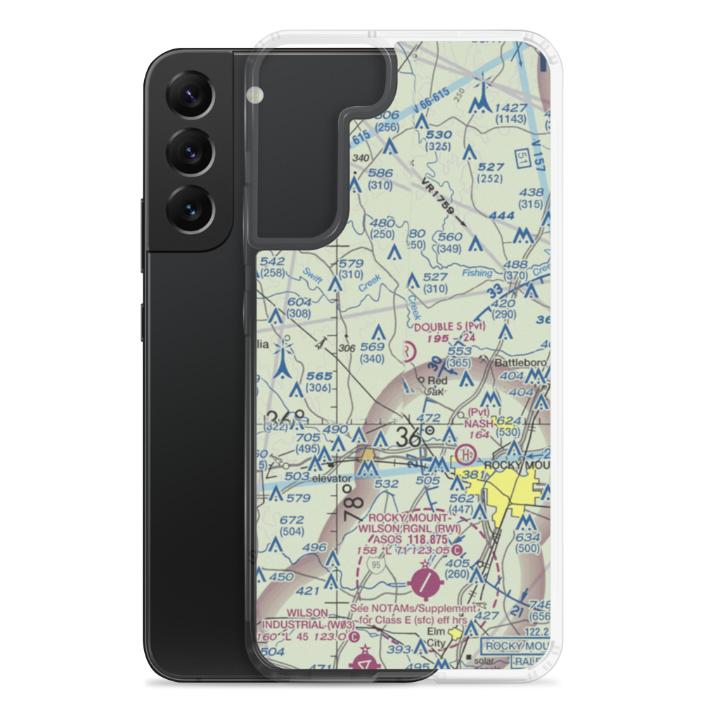 Double S Airport (19NC) VFR Sectional Samsung Case Samsung Galaxy S22 Plus model shown