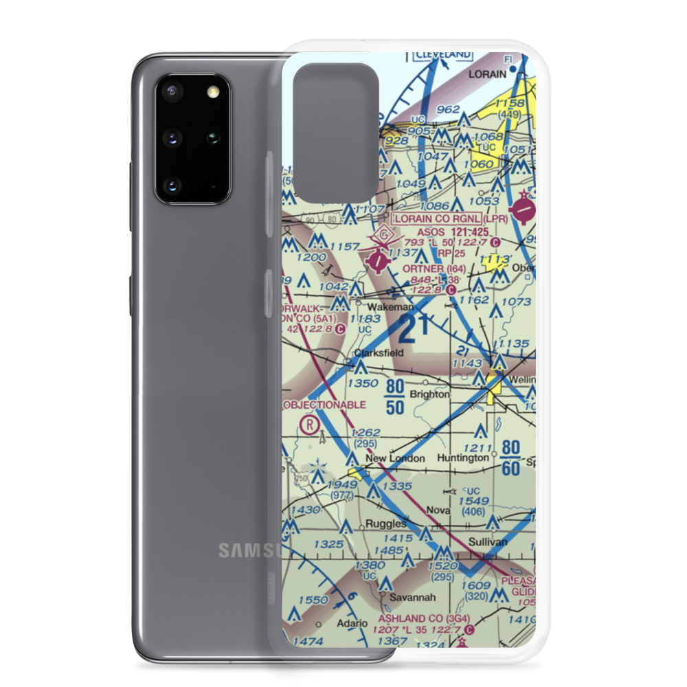 Double S Farms Airport (56OI) VFR Sectional Samsung Case Samsung Galaxy S20 Plus model shown