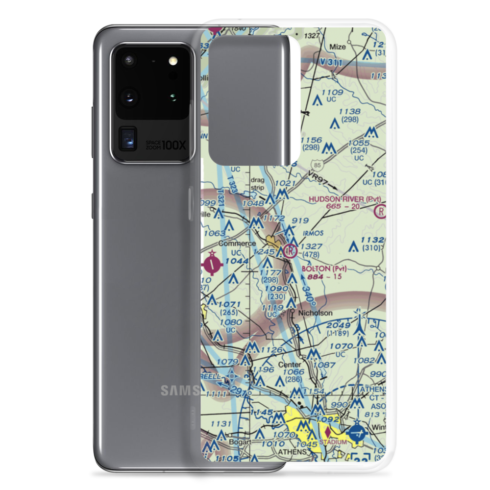 Doug Bolton Field (02GA) VFR Sectional Samsung Case Samsung Galaxy S20 Ultra model shown