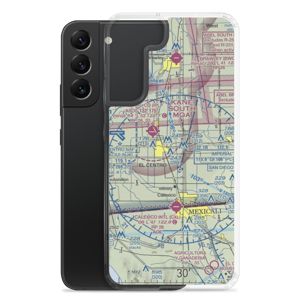 Douthitt Strip (23CN) VFR Sectional Samsung Case Samsung Galaxy S22 Plus model shown