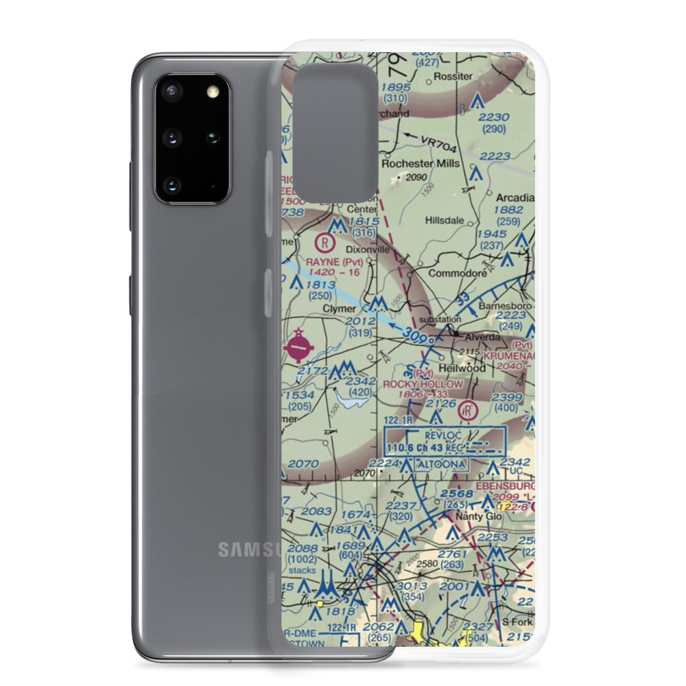 Downes Airport (PS39) VFR Sectional Samsung Case Samsung Galaxy S20 Plus model shown