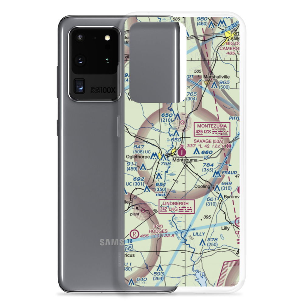 Dr. C P Savage Sr. Airport (53A) VFR Sectional Samsung Case Samsung Galaxy S20 Ultra model shown