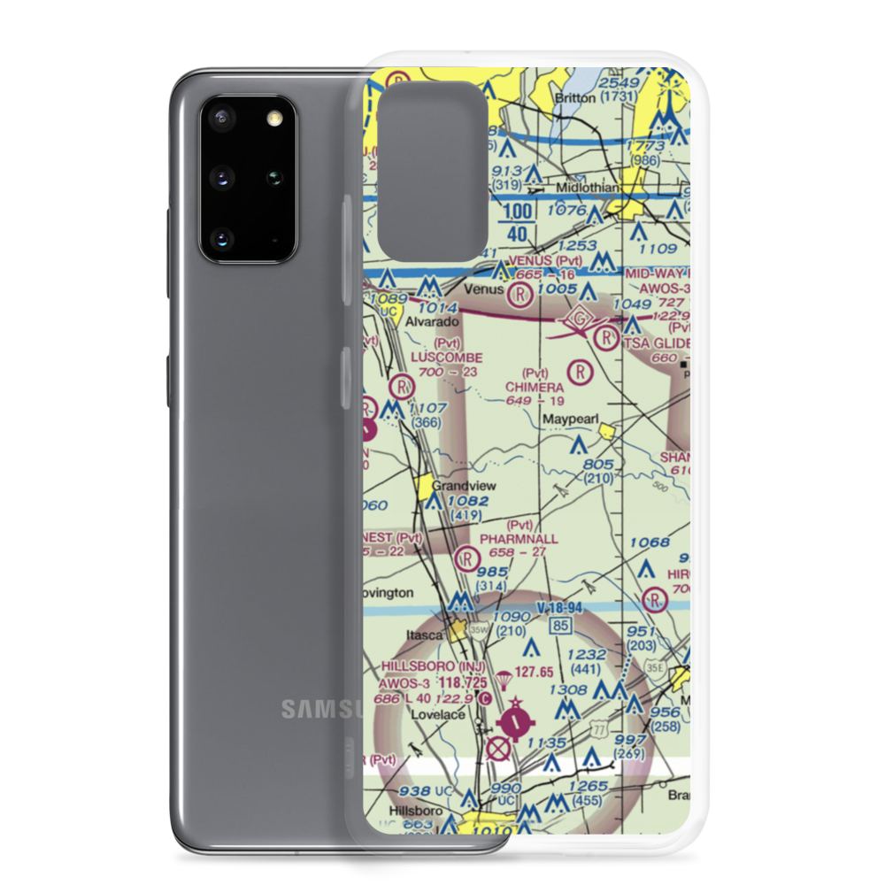 Draggintail Acres Airport (19XS) VFR Sectional Samsung Case Samsung Galaxy S20 Plus model shown