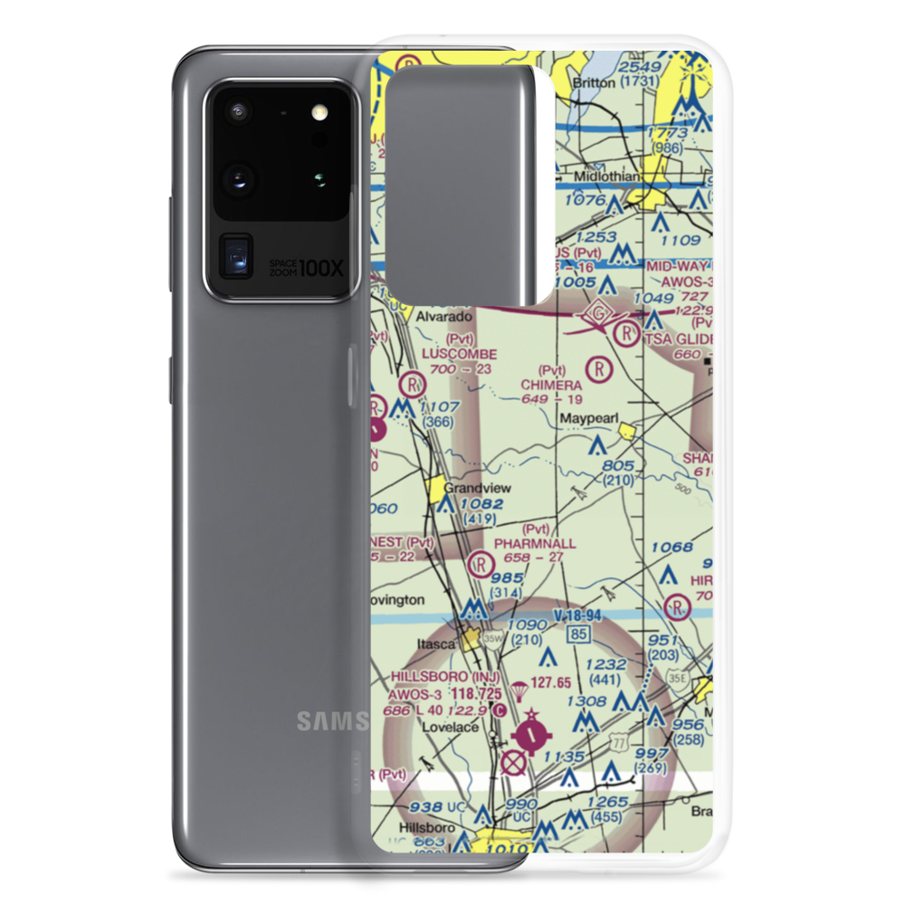 Draggintail Acres Airport (19XS) VFR Sectional Samsung Case Samsung Galaxy S20 Ultra model shown