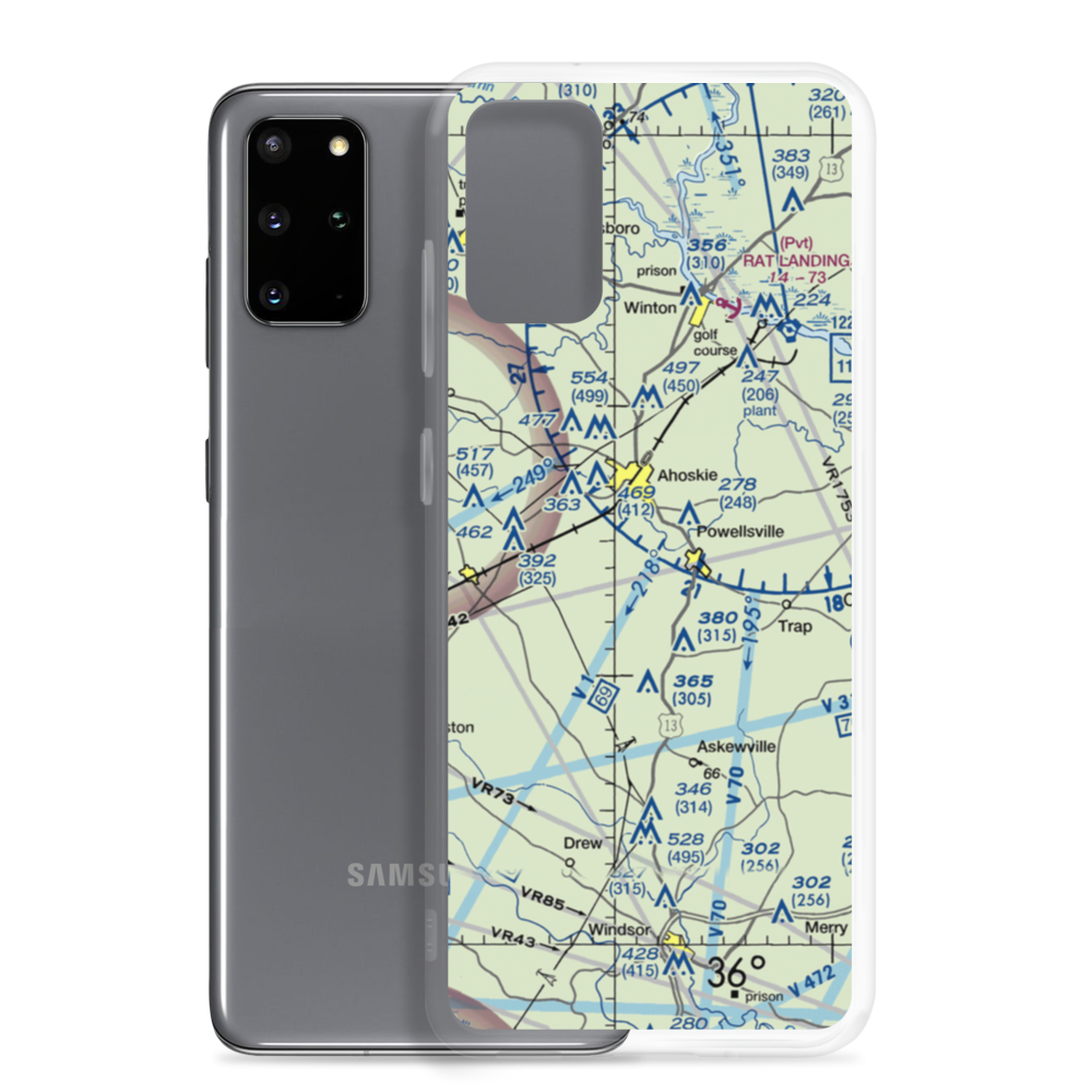 Dragonfly Field (15NC) VFR Sectional Samsung Case Samsung Galaxy S20 Plus model shown