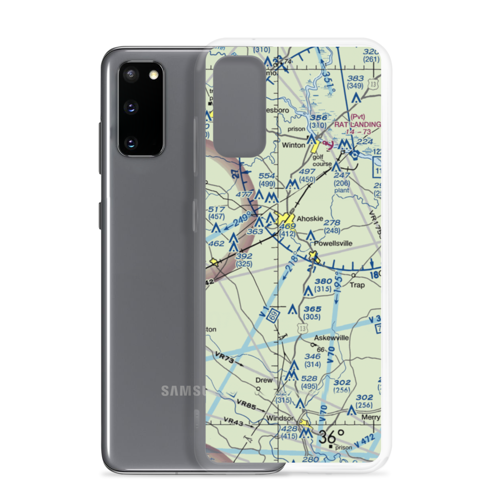 Dragonfly Field (15NC) VFR Sectional Samsung Case Samsung Galaxy S20 model shown