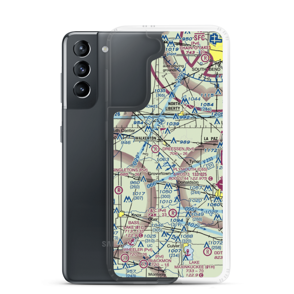 Drake Field (II99) VFR Sectional Samsung Case Samsung Galaxy S21 model shown