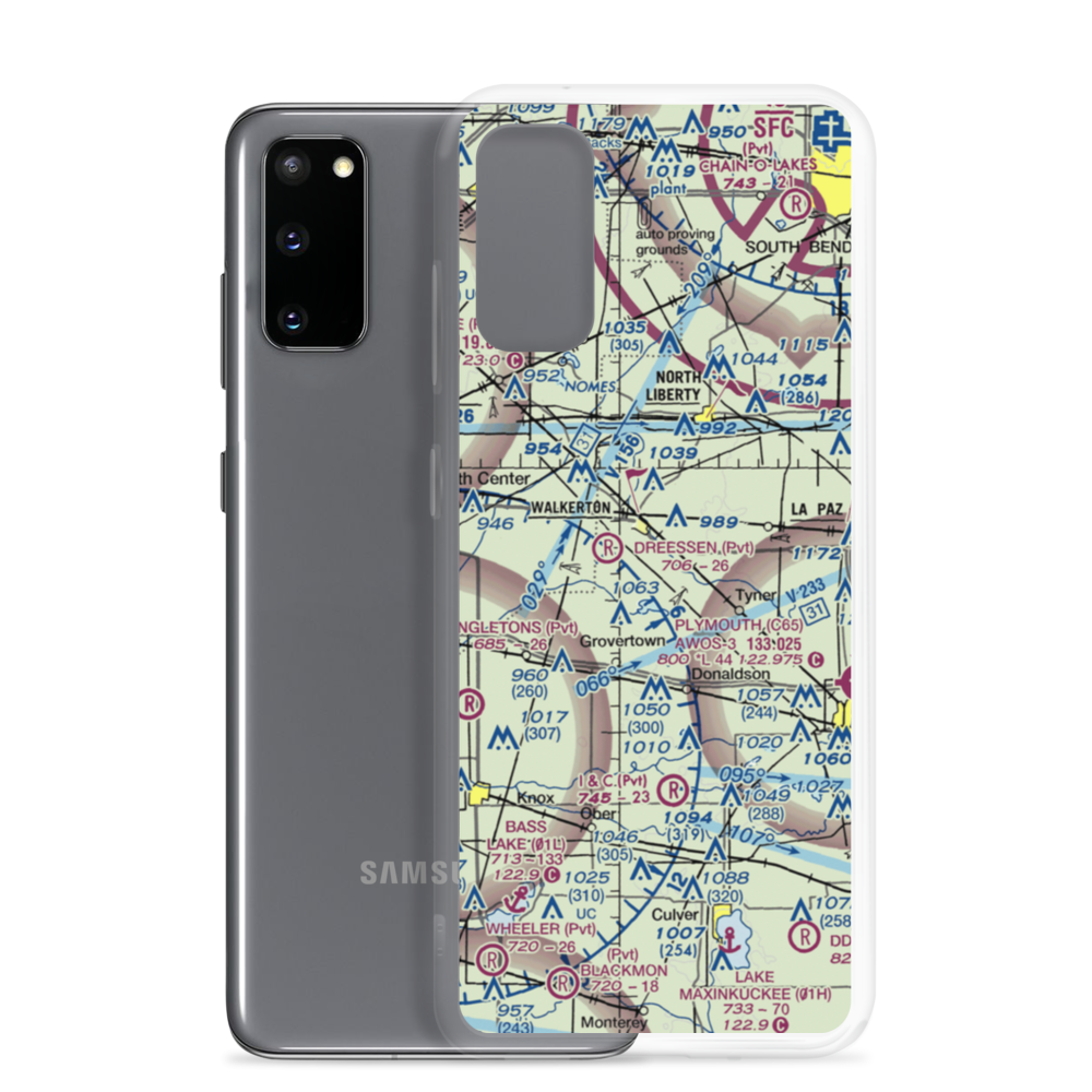 Drake Field (II99) VFR Sectional Samsung Case Samsung Galaxy S20 model shown