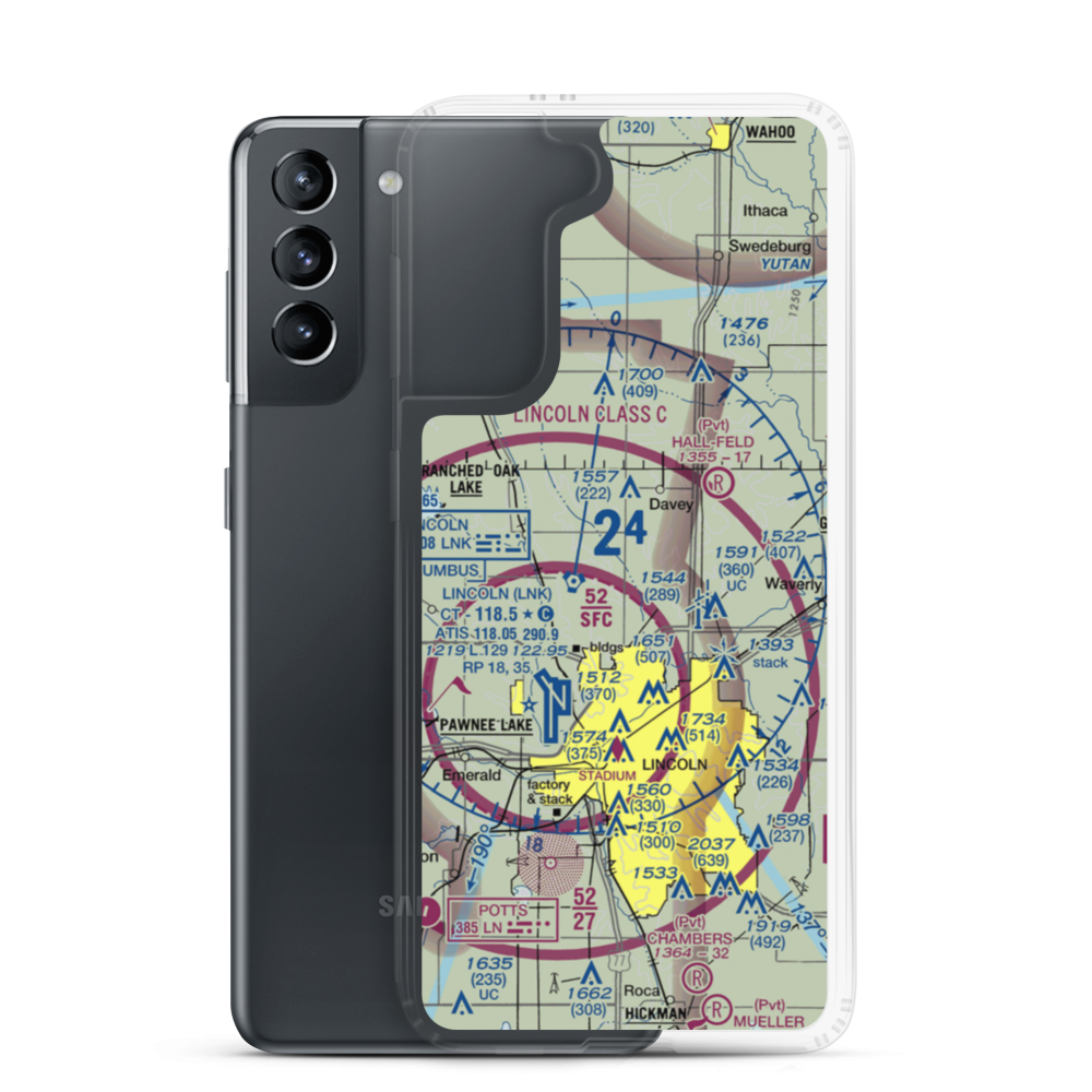 Dream Field (NE42) VFR Sectional Samsung Case Samsung Galaxy S21 model shown